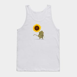 Bavarian Pine Vole with a Sunflower Tank Top